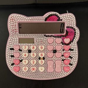 Hello Kitty Pink Crystal Calculator